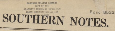 Library accession stamp reflecting the Essex Institute Collection